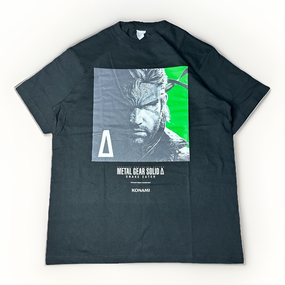 Metal Gear Solid Delta Snake Eater Shirt Mens Large Black Videogame Konami Promo